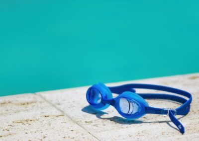 glasses, swim, swimming pool, summer, water, pool edge, turquoise, glasses and contact lenses, close up, leisure time, relax, swimming goggles, nature, swimming, pool, outdoor pool